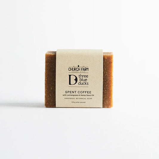 Spent Coffee with Lemongrass & Hemp Seed Oil Soap